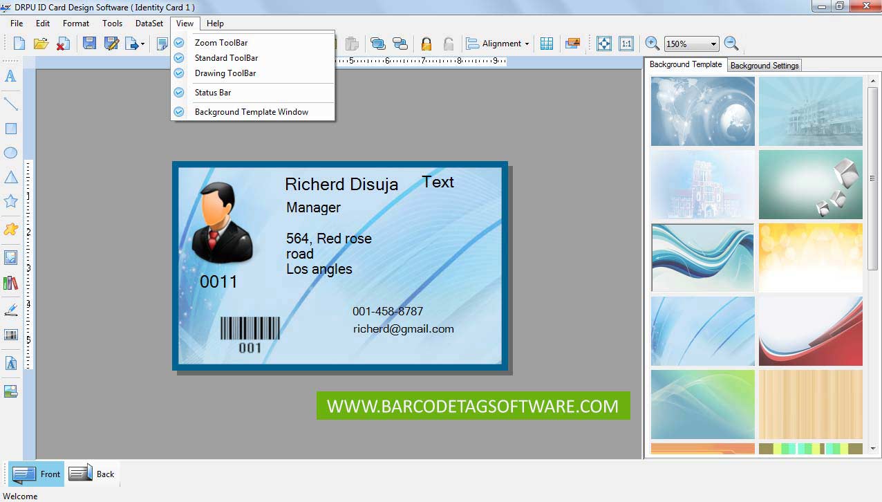 Software Business ID Card