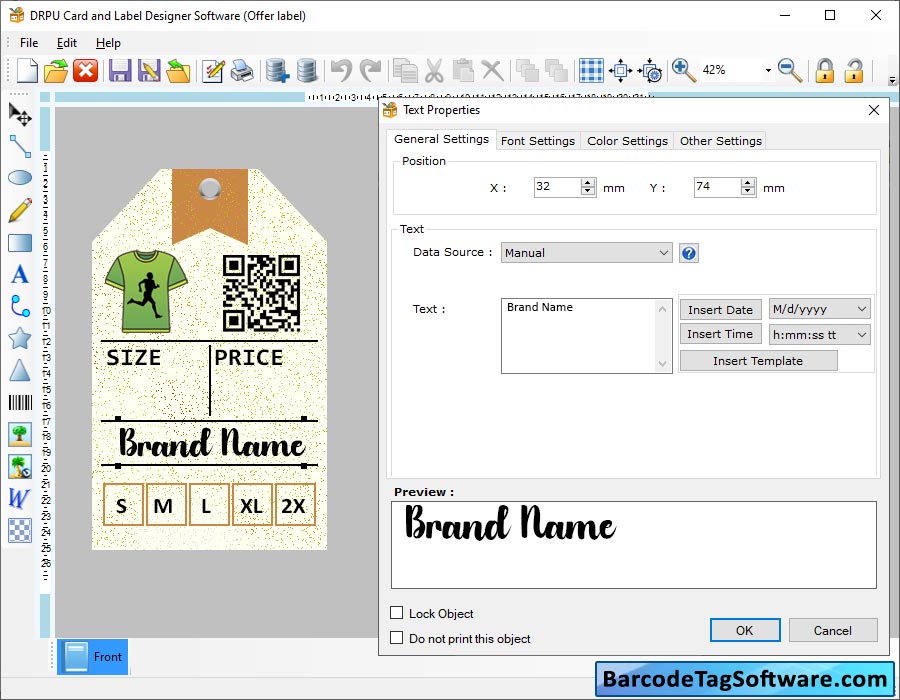 Card and label maker software 