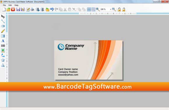 Business Card Designer screen shot