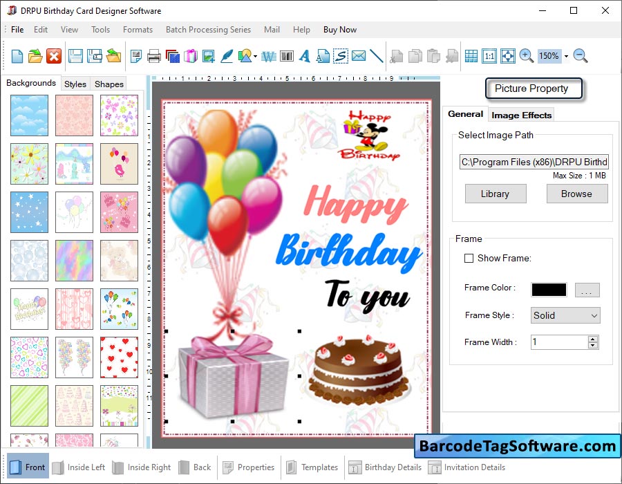 Birthday Card Maker Software