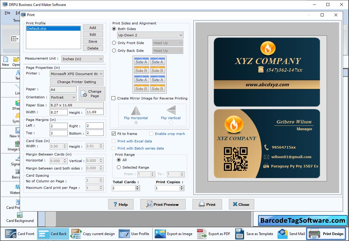 Business Card Maker Software