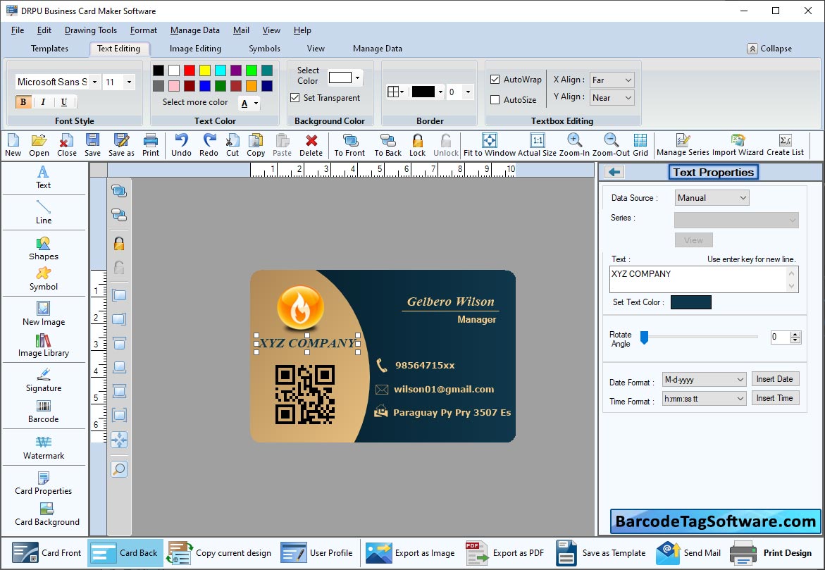 Business Card Maker Software