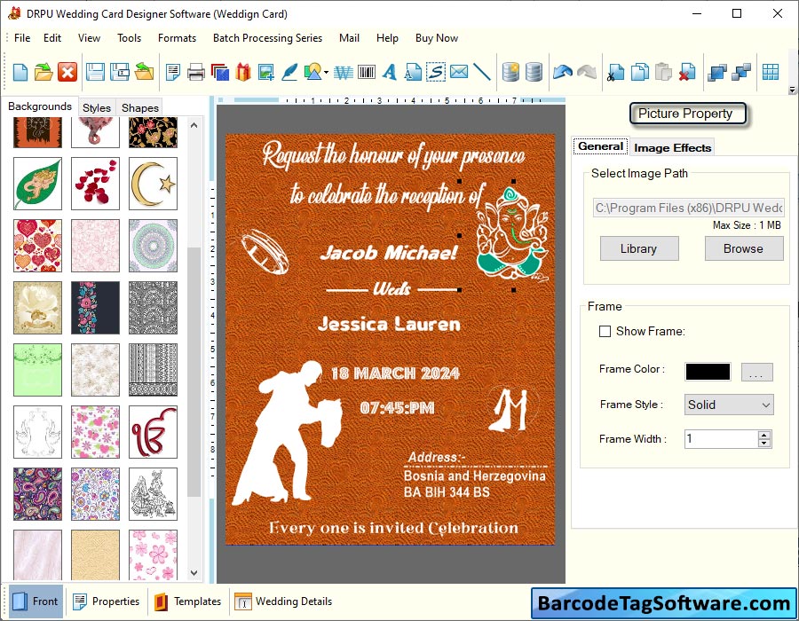 Wedding Card Designer Software